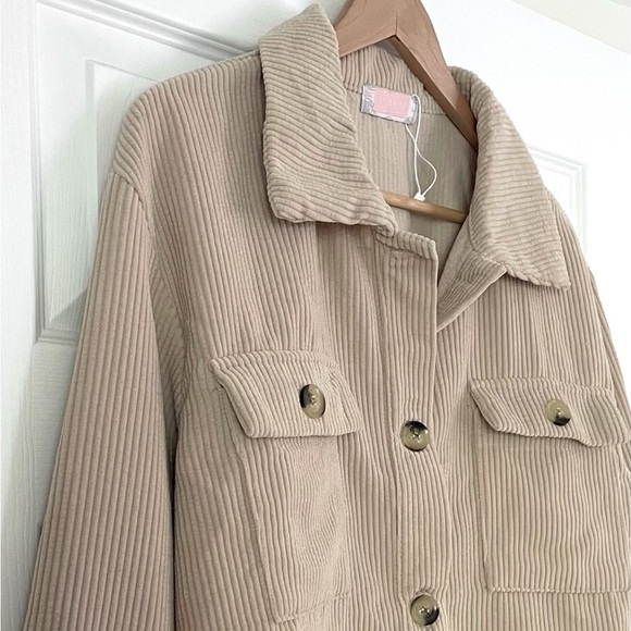 NWOT C+D+M Cropped Jacket Size L - Picture 3 of 6